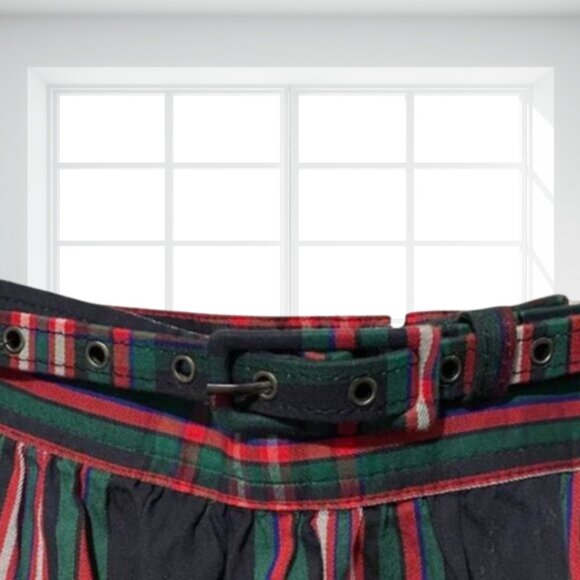 Free Assembly Ruffle Belted Midi Skirt with Pockets - NWT 100% Cotton - Picture 6 of 10